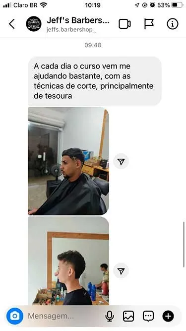 Formatura barbeiro profissional com certificado
